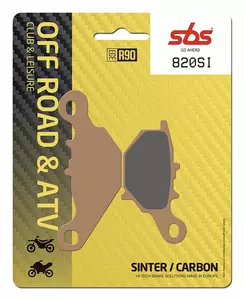 Brzdové destičky SBS 820SI Offroad Sinter Carbon - 820SI