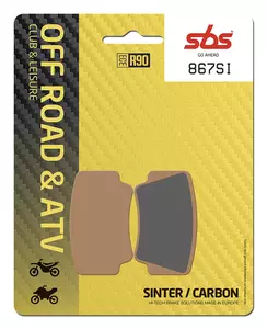 SBS 867SI Offroad Sinter Carbon bremžu uzlikas - 867SI
