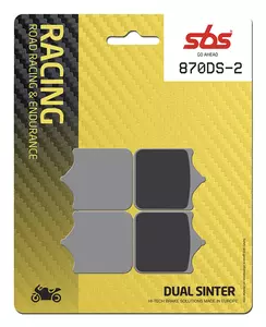 SBS 870DS-2 Racing Dual Sinter fékbetétek - 870DS2