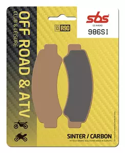 Pastilhas de travão SBS 986SI Offroad Sinter Carbon - 986SI