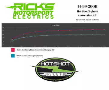 Alternátor tekercselésű állórész feszültségszabályozóval Rick's Motorsport Electric Kawasaki-4