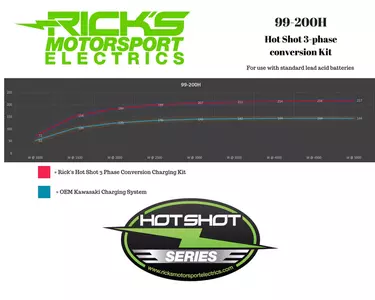 Lichtmaschinenwicklungsstator mit Spannungsregler Rick's Motorsport Electric Kawasaki-4