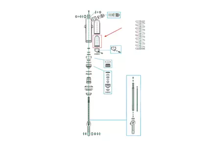 KYB diafragmă acumulator de gaz pentru amortizor spate KYB 52x104-3