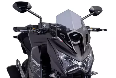 Vjetrobran motocikla Puig Sport nove generacije Nakedbike 6401H, zatamnjen-1