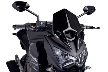 Čelní sklo Puig Sport New Generation Nakedbike 6401N černé-1