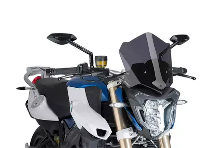 Puig Sport Nakedbike 7650F močno zatemnjeno vetrobransko steklo za motorno kolo-1