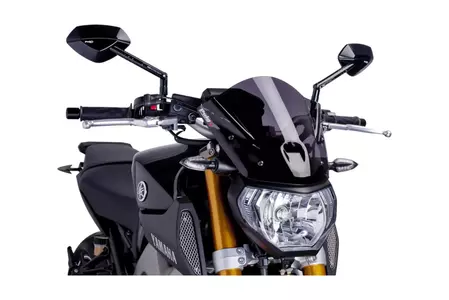 Vjetrobran motocikla Puig Sport nove generacije Nakedbike 6859F, jako zatamnjen-1