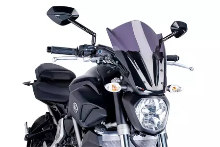 Szyba motocyklowa Puig Tour New Generation Nakedbike 7016F mocno przyciemniona-1
