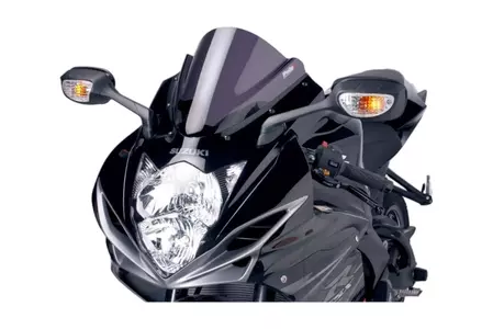 Čelní sklo motocyklu Puig Racing silně tónované - 5605F