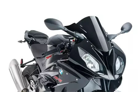 Puig Racing motocikla vējstikls melns-2