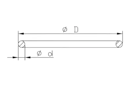 Anel de vedação Kayaba 3,5x46-2