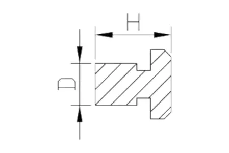 Kayaba amortisaatorite ventilatsiooniava 5x11-2
