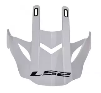 Viseira de capacete LS2 MX437 GLOSS WHITE-2