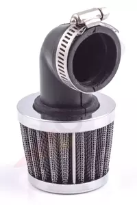 Medium konisk filter 30 mm vinkel 90 grader krom-4