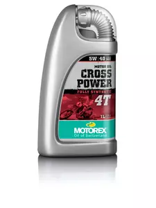 Motorex Cross Power 4T 5W40 Syntetisk motorolie 1 l - 308243