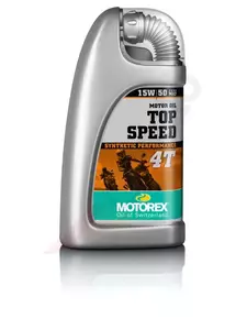Olej silnikowy Motorex Top Speed 4T 15W50 Syntetyczny 1 l