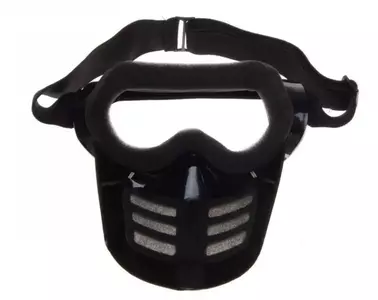 Enduro-Schutzbrille mit Maske schwarz-2
