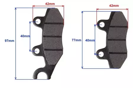Remplacement des plaquettes de frein (2 pièces) FA 228-2