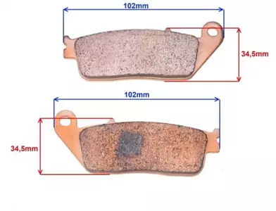 Remplacement des plaquettes de frein (2 pièces) FA 142-2