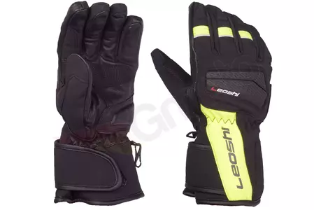 Leoshi Wried PRO S-TEX motoristične rokavice črne fluo L-1