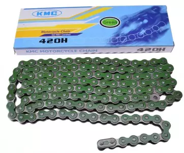 Catena di trasmissione KMC 138 maglie 420 verde