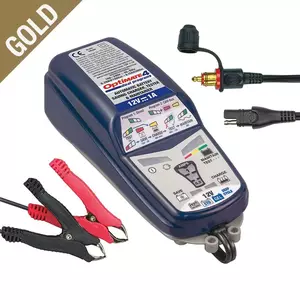 Optimate 4 Sae Dual 3-50 Ah 1A Can-Bus Edition acculader + BMW Can-Bus kabel - TM350