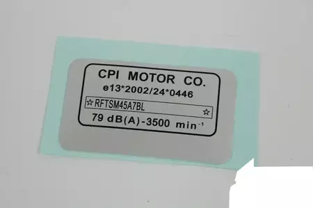 VIN-sticker E13 CPI SM 50 - 189114