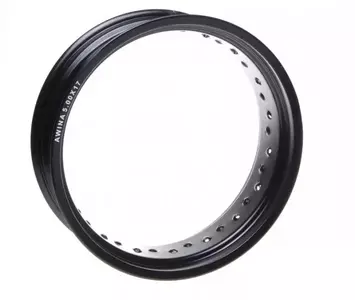 Llanta de aluminio 17x5.00 36 agujeros negro Super Moto - 189356