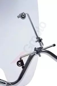 Ветроупорно стъкло - универсален обтекател за мотоциклет 46 cm + фитинги-2