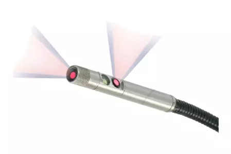 Endoscópio de inspeção por vídeo 4,9 mm 2 câmaras + LED-4