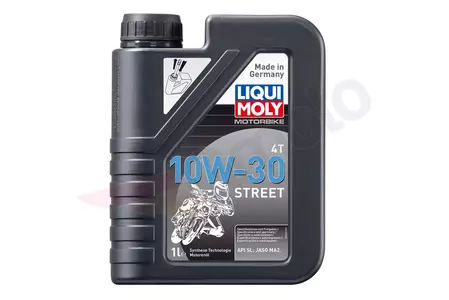 Liqui Moly Street 10W30 4T poolsünteetiline mootoriõli 1 l - 2526