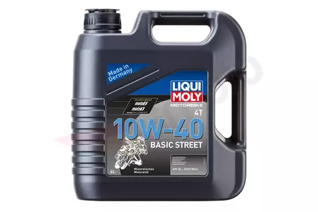 Motoröl Liqui Moly Basic Street 10W40 4T Mineralöl 4 l - 3046