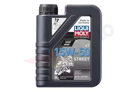 Полусинтетично моторно масло Liqui Moly Street 15W50 4T 1 л - 2555