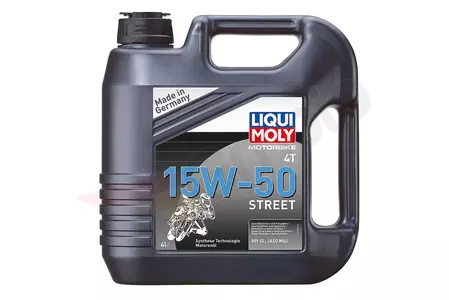 Olej silnikowy Liqui Moly Street 15W50 4T Półsyntetyczny 4 l - 1689