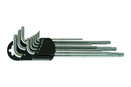 Jogo de chaves angulares TORX TS10-TS50 9 peças-1