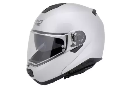 Nolan N100-5 Special N-COM Pure White L cască de motocicletă cu mandibulă pentru motociclete - N15000420-015-L