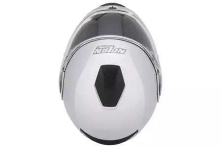 Nolan N100-5 Special N-COM Pure White L casco da moto a ganascia-7