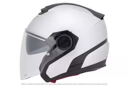 Nolan N40-5 GT Classic N-COM Metal White M Modular Motorcycle Helmet-3
