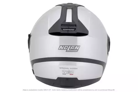 Nolan N40-5 GT Classic N-COM Metal White M Modular Motorcycle Helmet-6