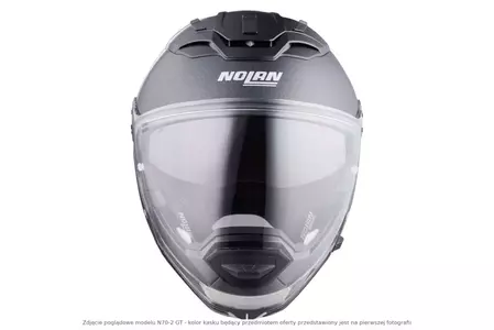 Nolan N70-2 GT Classic N-COM Glossy Black L casco da moto modulare-6