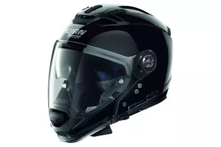 Cască de motocicletă Nolan N70-2 GT Classic N-COM Glossy Black S Modular Motorcycle Helmet - N7G000027-003-S