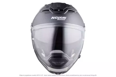 Nolan N70-2 GT Classic N-COM Metal White M Modular Motorcycle Helmet-7