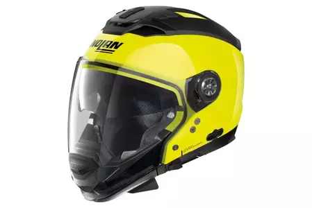 Kask motocyklowy modułowy Nolan N70-2 GT Hi-Visibility N-COM Fluo Yellow XXXL-1