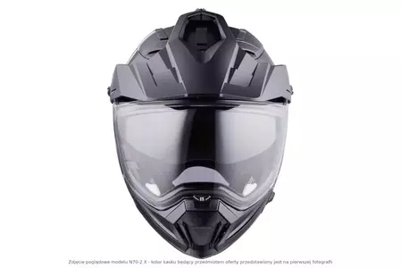 Nolan N70-2 X Classic N-COM Metal White S casco da moto modulare-6