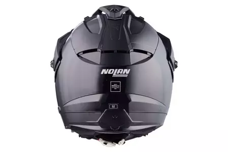 Modularer Motorradhelm Nolan N70-2 X Special N-COM Metall Schwarz L-7