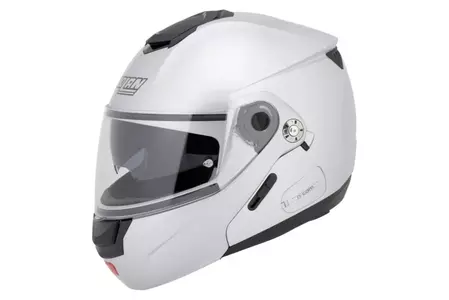 Nolan N90-2 Special N-COM Pure White L kaciga za cijelo lice za motocikle-1