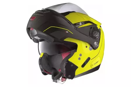Nolan N90-2 Straton N-COM Led Amarillo XXS casco moto mandíbula-2