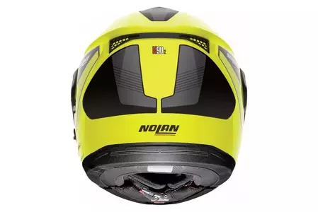 Nolan N90-2 Straton N-COM Led Amarillo XXS casco moto mandíbula-3