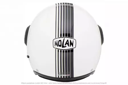Nolan N21 Visor Classic Metal White L motoristična čelada z odprtim obrazom-5