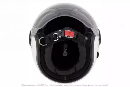 Nolan N21 Visor Classic Metal White XXXL open face motorbike helmet-7